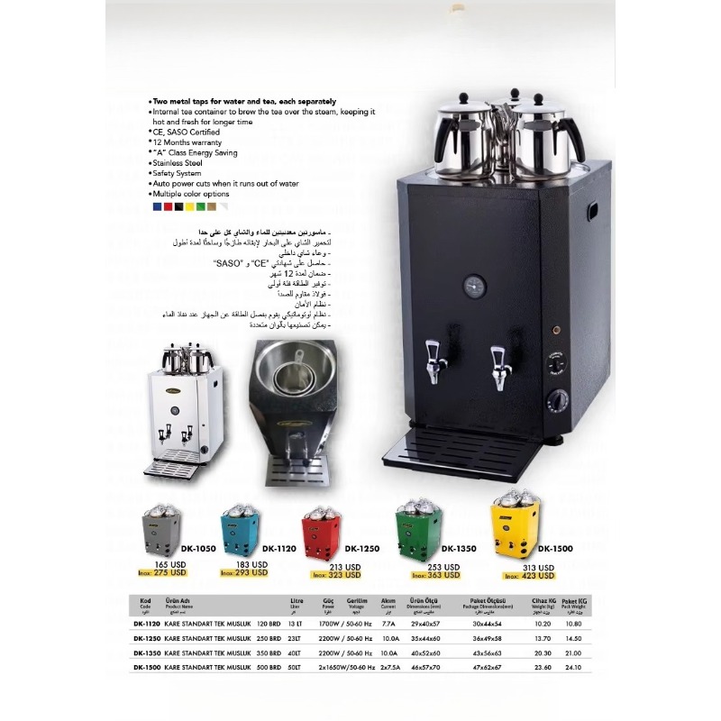 Coffee Tea Urn - 23L業務用電気ケトル、お湯ボイラー、お茶やトルココーヒーを提供するためのティーウォーマー - オフィスやレストラン用のボイラー