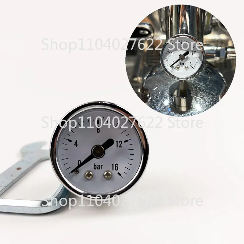 Coffee Tea Press - 半自動e61コーヒーマシン,醸造ヘッド,圧力計,温度計,変更されたアクセサリディスプレイ