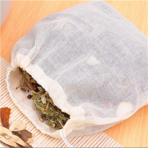 Coffee Tea For Garden - コットンティーバッグ,1または10個,モスリン,お茶,ハーブ,スパイス,8x10cm,ポーチ,家庭用および庭用
