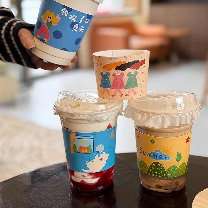 カスタマイズ印刷段ボールカップスリーブ、ユニバーサルサイズ、 - Coffee Tea Day のレビューと価格