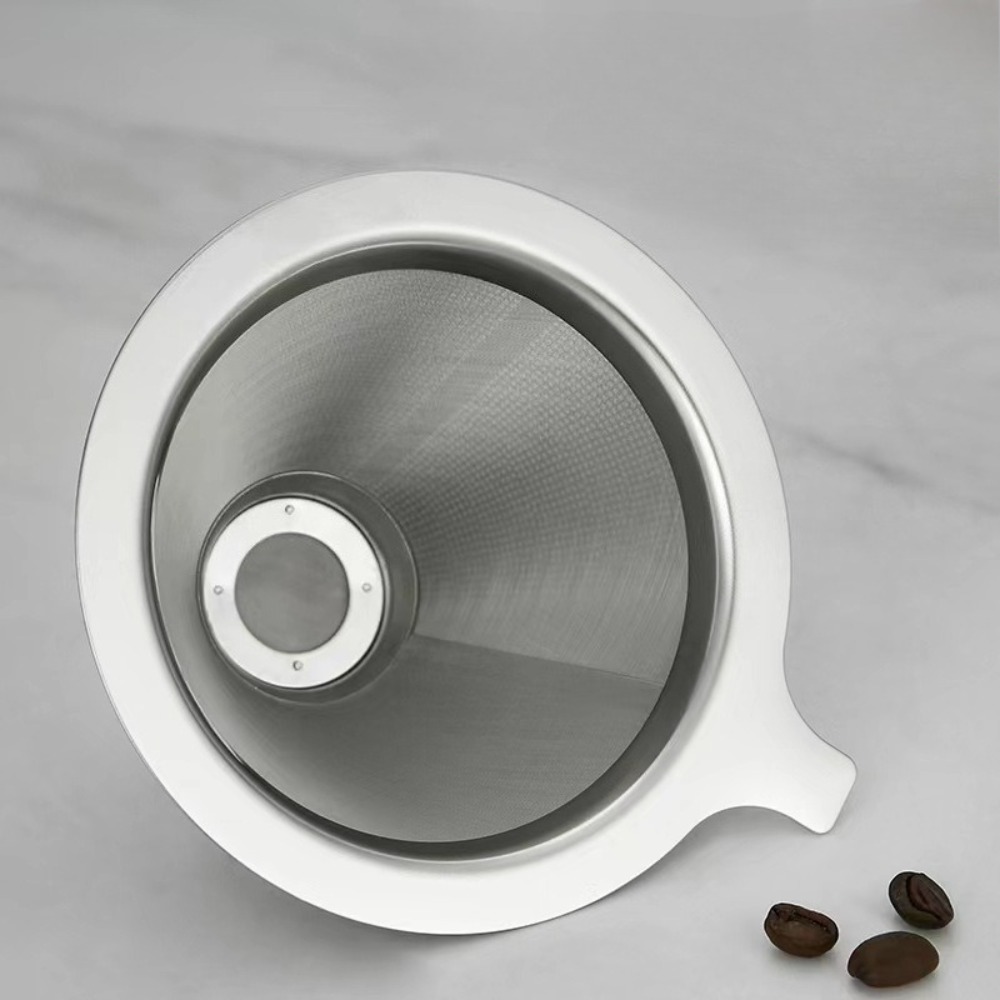 紙を使わない大型再利用可能なコーヒーフィルターストレーナー - Coffee & Tea Difabis のレビューと価格