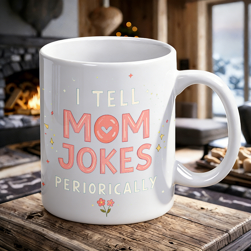 カップ＆マグセット、お母さんに面白いジョークを伝える、定期的 - Coffee Tea Jokes のレビューと価格