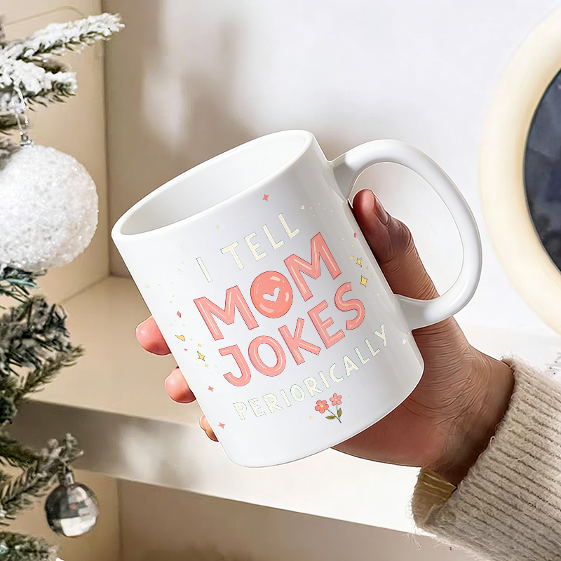 カップ＆マグセット、お母さんに面白いジョークを伝える、定期的 - Coffee Tea Jokes のレビューと価格