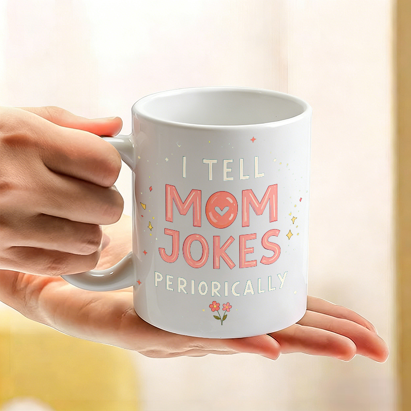 カップ＆マグセット、お母さんに面白いジョークを伝える、定期的 - Coffee Tea Jokes のレビューと価格