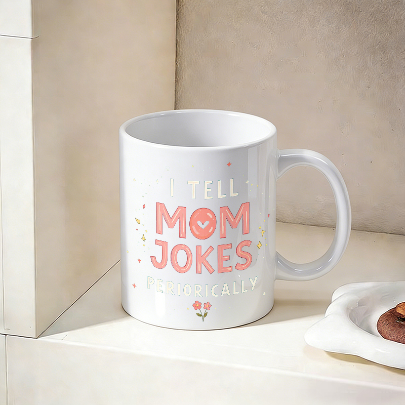 カップ＆マグセット、お母さんに面白いジョークを伝える、定期的 - Coffee Tea Jokes のレビューと価格