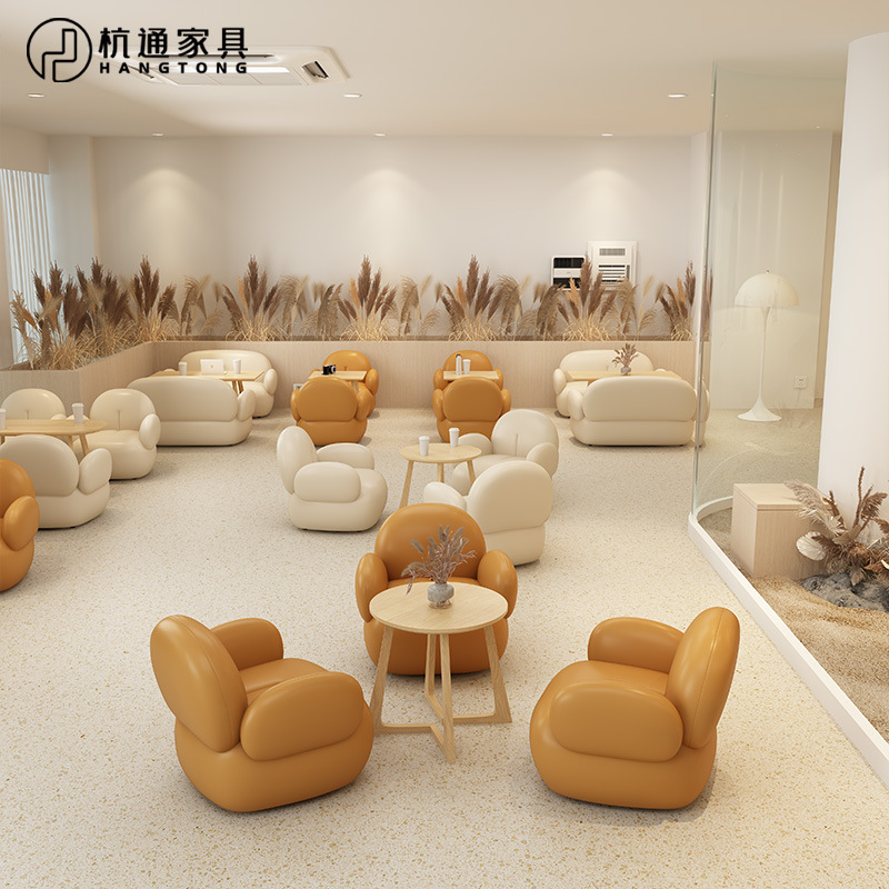 レジャーソファ、図書館、営業所、受付テーブルと椅子、ミルクテ - Coffee Tea Library のレビューと価格