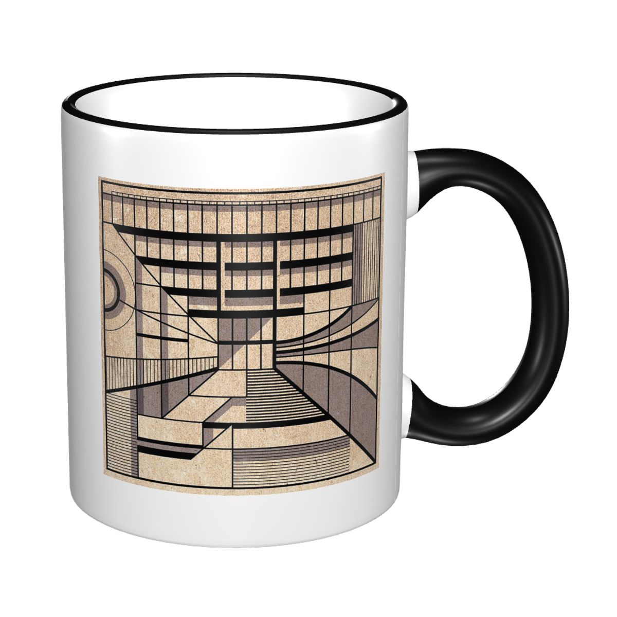 バーミンガム中央図書館マグカップ面白いセラミックコーヒーカッ - Coffee Tea Library のレビューと価格