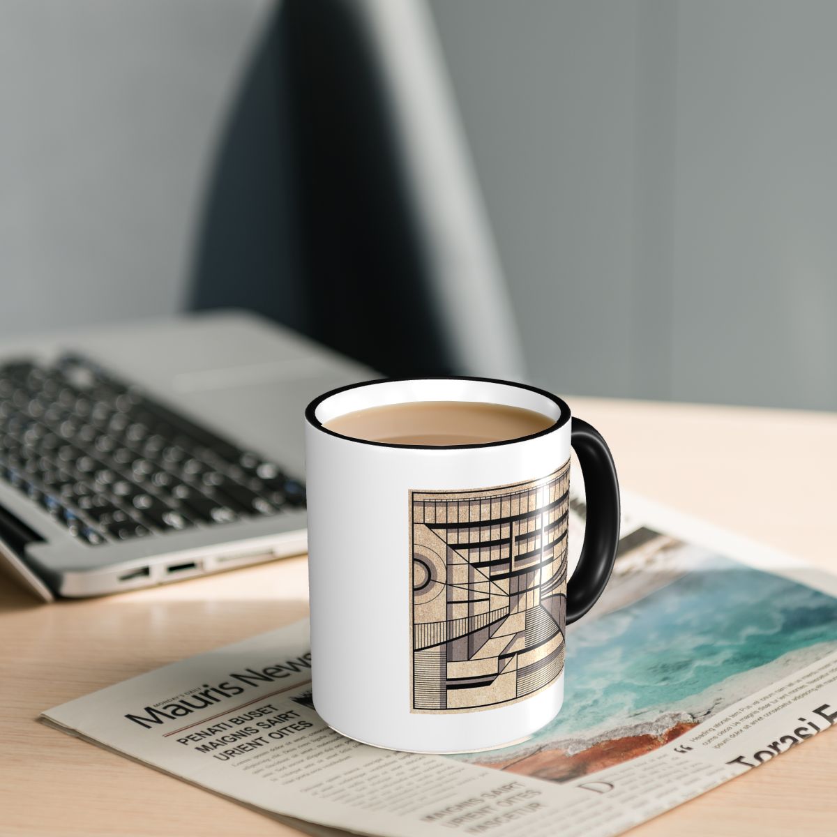 バーミンガム中央図書館マグカップ面白いセラミックコーヒーカッ - Coffee Tea Library のレビューと価格
