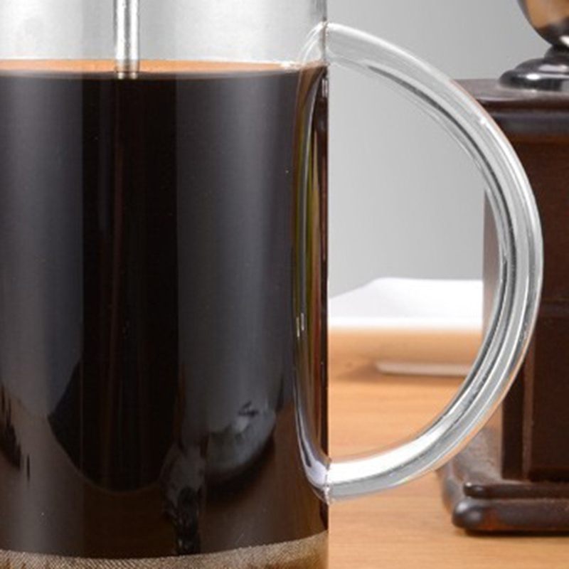 コーヒーフレンチプレスポット フィルター付き 高ホウケイ酸ガ - Coffee Tea Press のレビューと価格