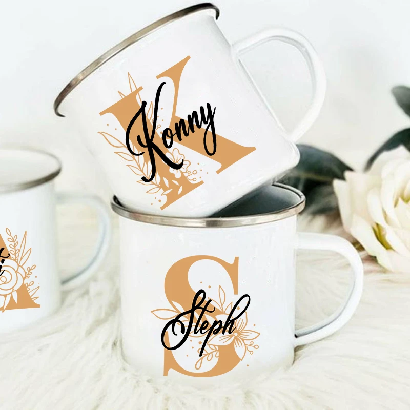 女性のためのパーソナライズされたフローラルコーヒーマグ,最初 - Coffee Tea Day のレビューと価格