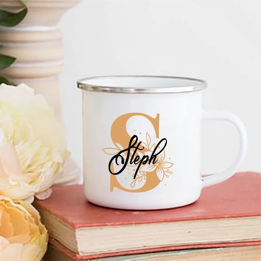 女性のためのパーソナライズされたフローラルコーヒーマグ,最初 - Coffee Tea Day のレビューと価格