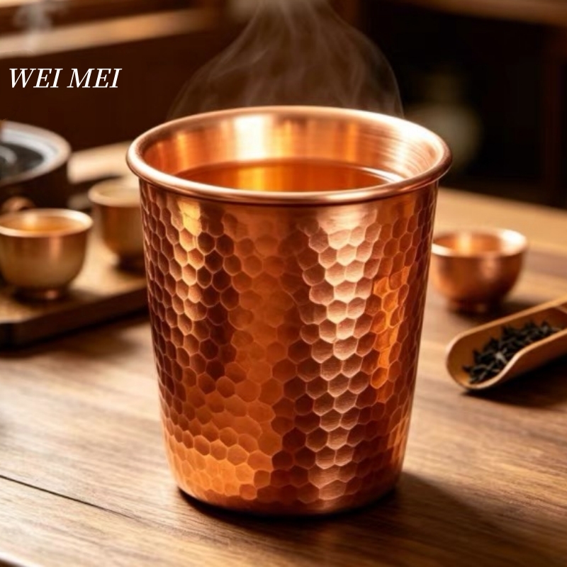 手作りの銅製朝食コーヒーカップ、ウォーターミュール350ml - Coffee Tea For Me のレビューと価格