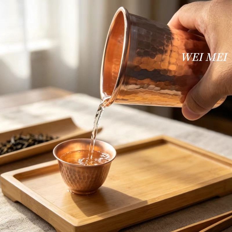 手作りの銅製朝食コーヒーカップ、ウォーターミュール350ml - Coffee Tea For Me のレビューと価格