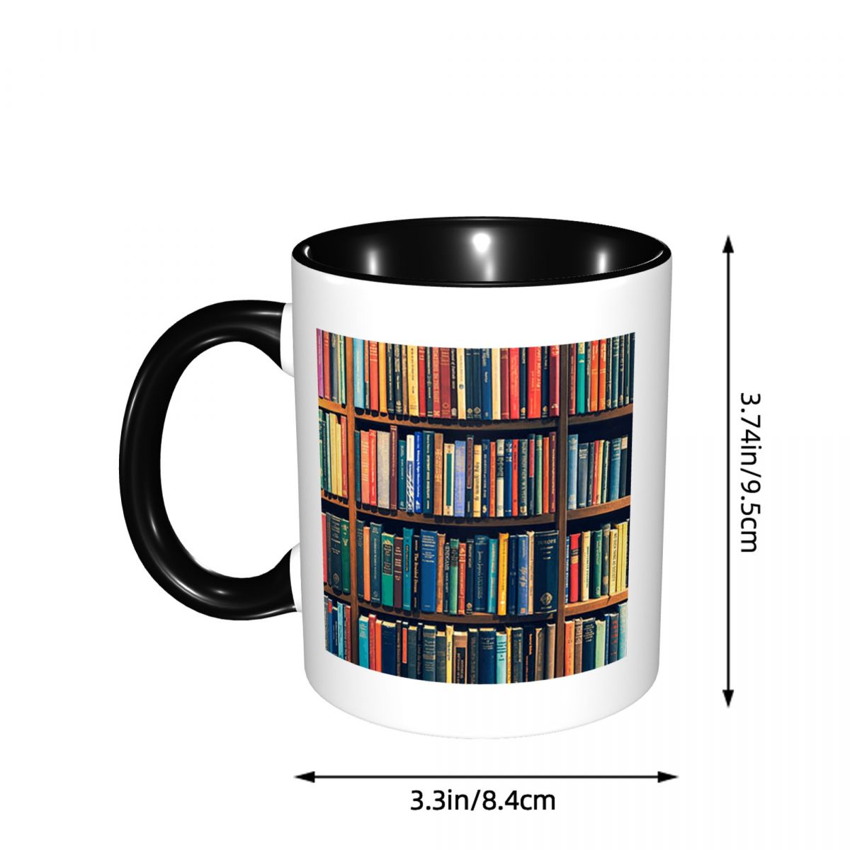 教育図書館ブック1 マグカップ 面白いセラミックコーヒーカッ - Coffee Tea Library のレビューと価格