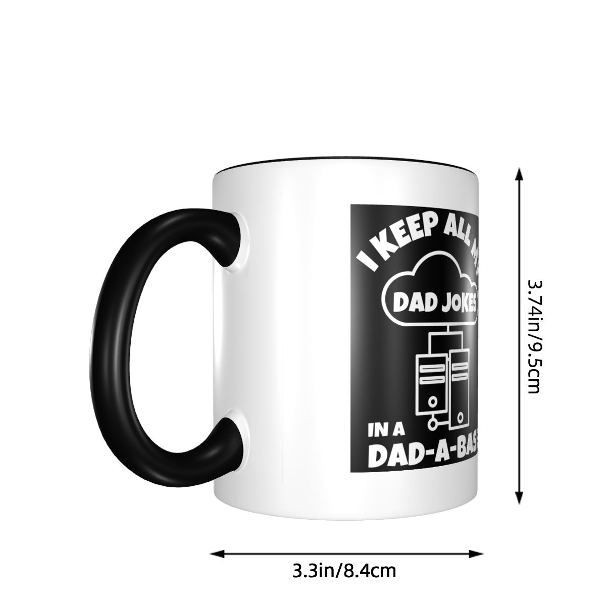 父のジョークをすべて記録したダダベースマグカップ 面白いセラ - Coffee Tea Jokes のレビューと価格