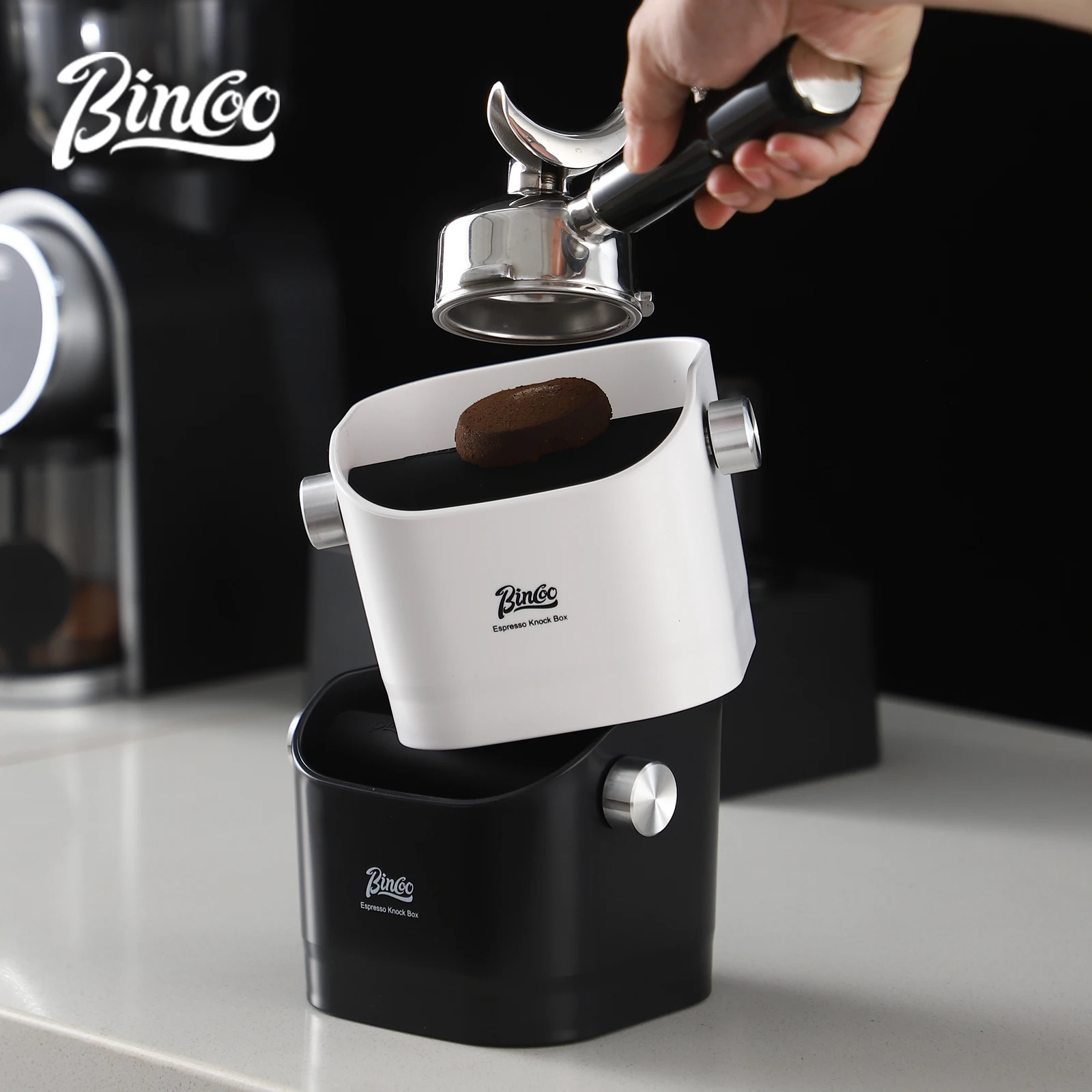 ビンクーコーヒーノックボックス 0.8L エスプレッソグラウ - Coffee Tea Shop のレビューと価格
