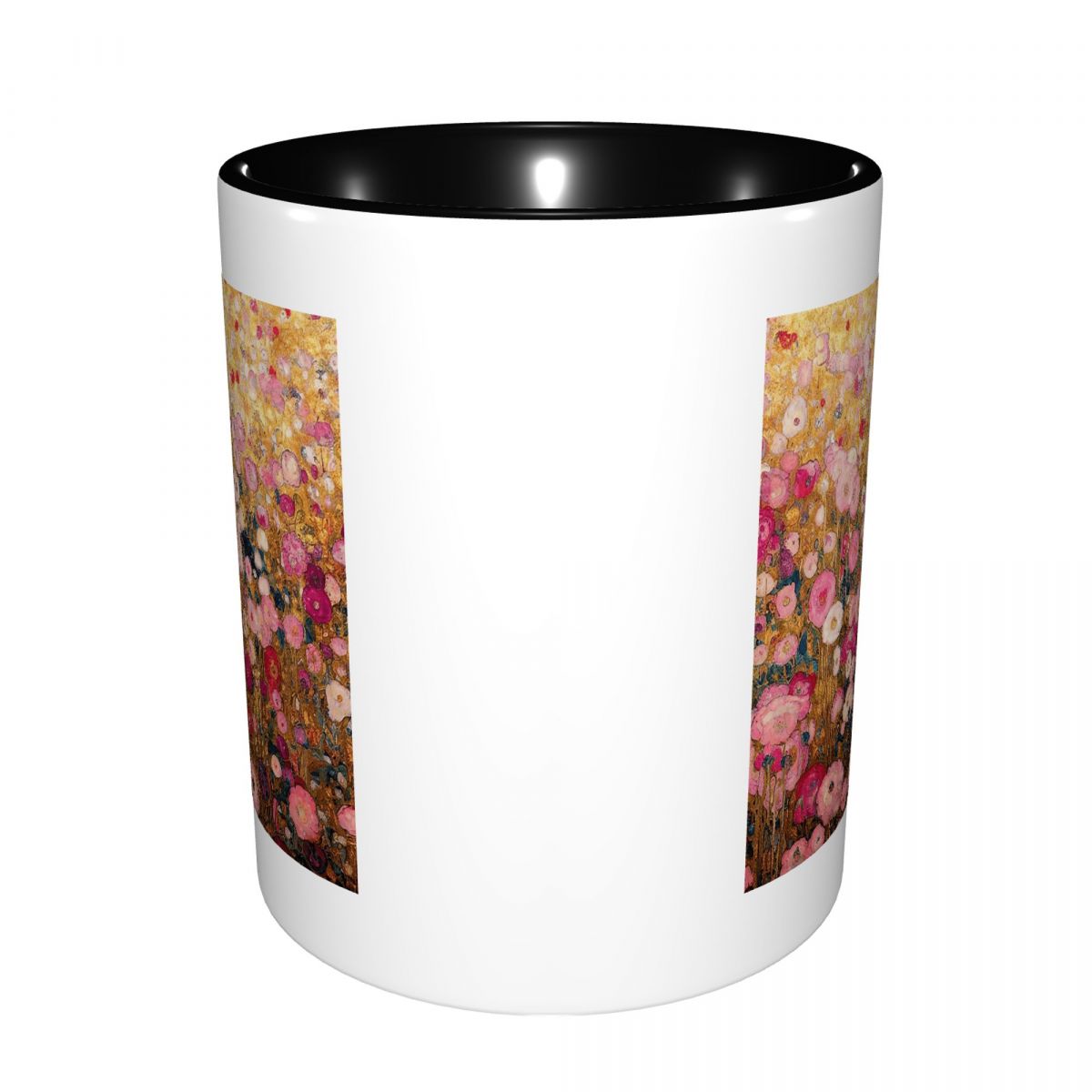 グスタフ・クリムトピンクフラワーガーデンマグ面白いセラミック - Coffee Tea For Garden のレビューと価格
