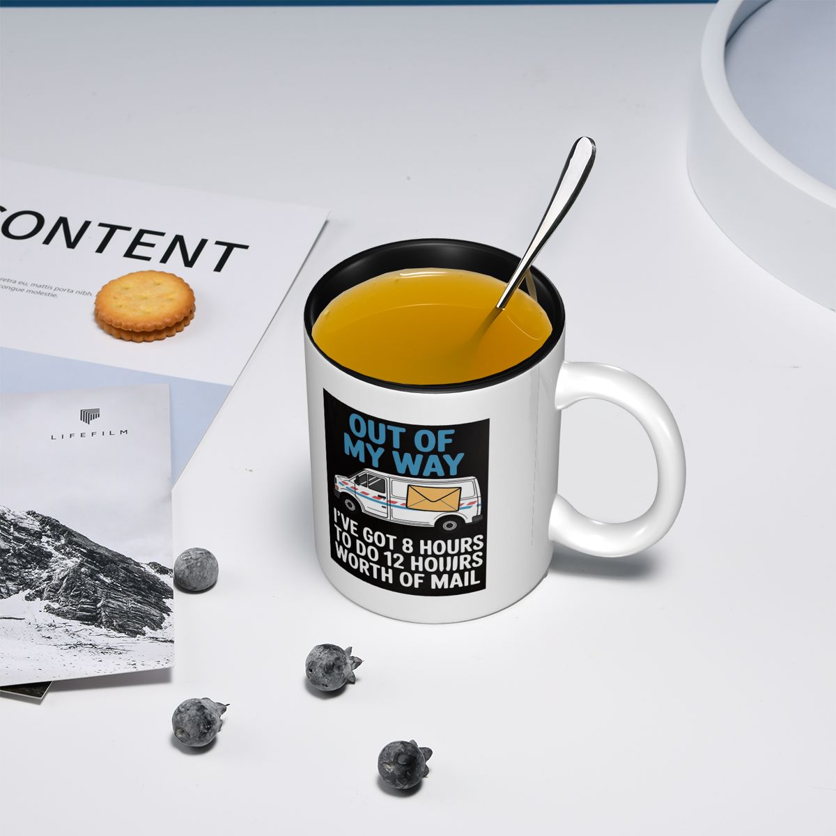郵便配達員のジョーク、配達トラックのマグカップ、セラミックコ - Coffee Tea Jokes のレビューと価格