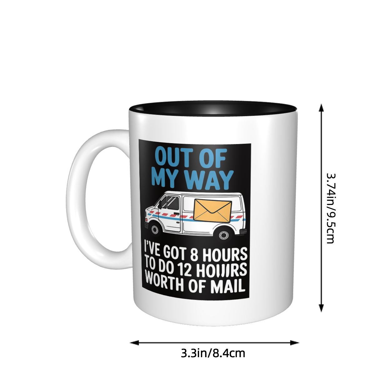 郵便配達員のジョーク、配達トラックのマグカップ、セラミックコ - Coffee Tea Jokes のレビューと価格