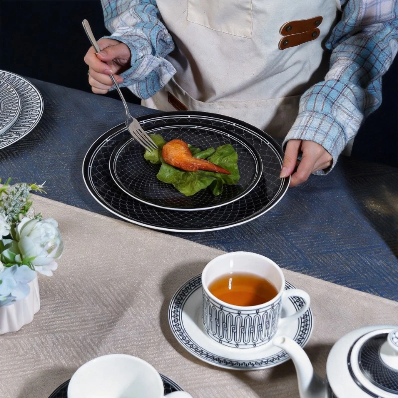 シンプルなヨーロピアンスタイルのティーセット、セラミックコー - Coffee Tea For Me のレビューと価格