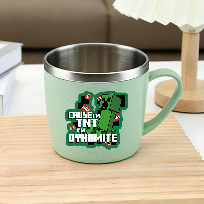 Minecrafted ステンレス鋼ウォーターカップゲームコ - Coffee Tea Shop のレビューと価格