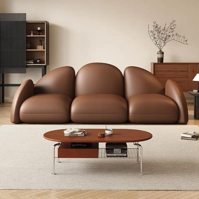 イタリア製シングルソファ、小さなアパート、レザーアート、軽贅 - Coffee Tea Library のレビューと価格