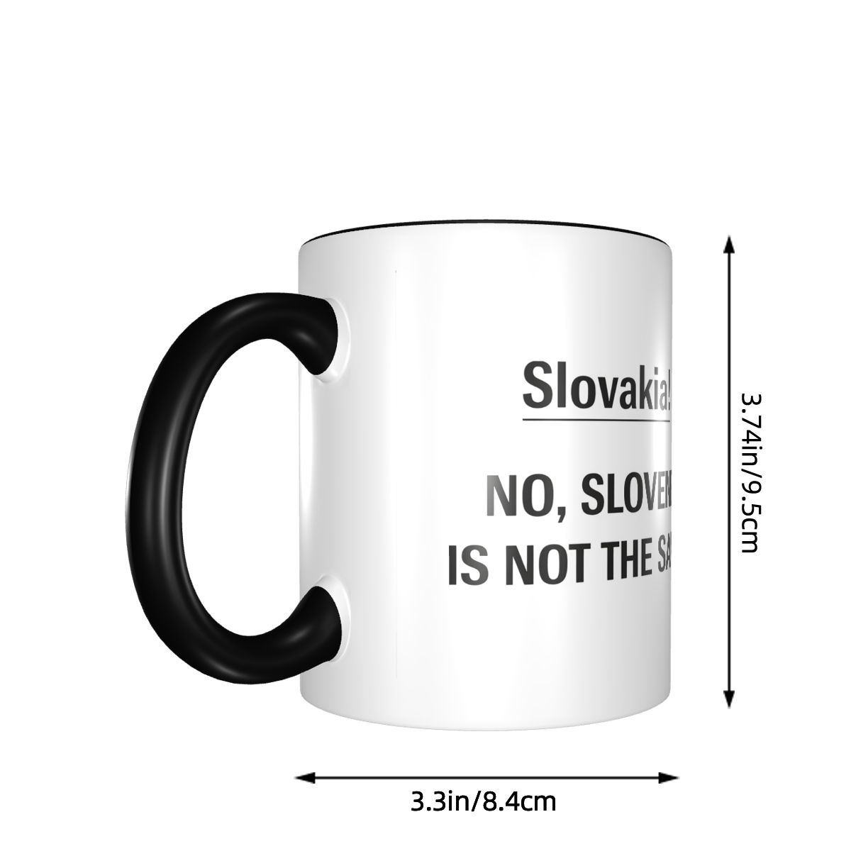 面白い地理ジョーク スロバキア vs スロベニア ミックスア - Coffee Tea Jokes のレビューと価格