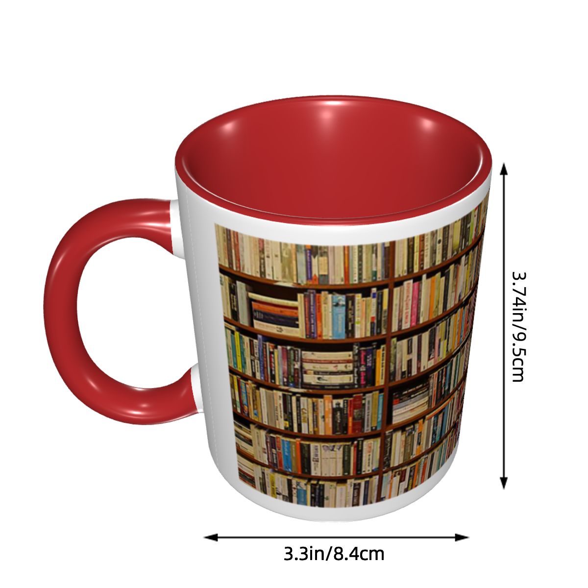 教育用図書館ブックマグ 面白いセラミックコーヒーカップ ティ - Coffee Tea Library のレビューと価格