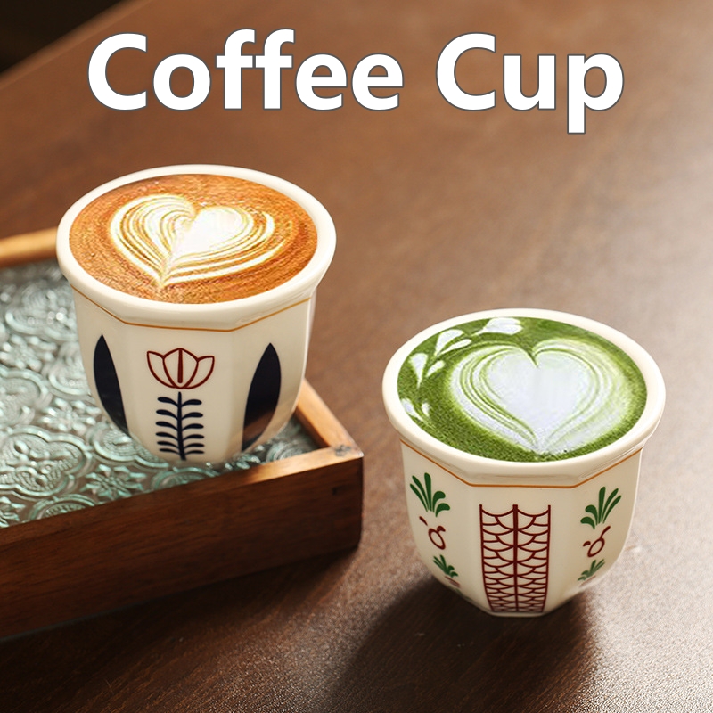 家庭用ハンドヘルドエスプレッソカップセラミック中東キャンドル - Coffee Tea For Me のレビューと価格
