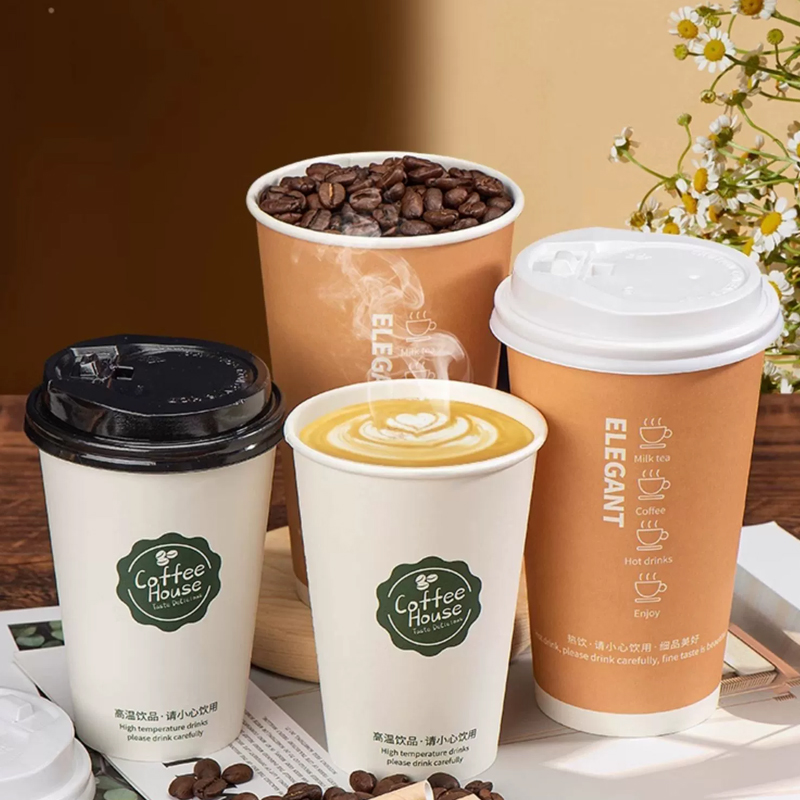 使い捨ての紙コップ,ファーストフード,牛乳,コーヒー,ホット - Coffee Tea Day のレビューと価格