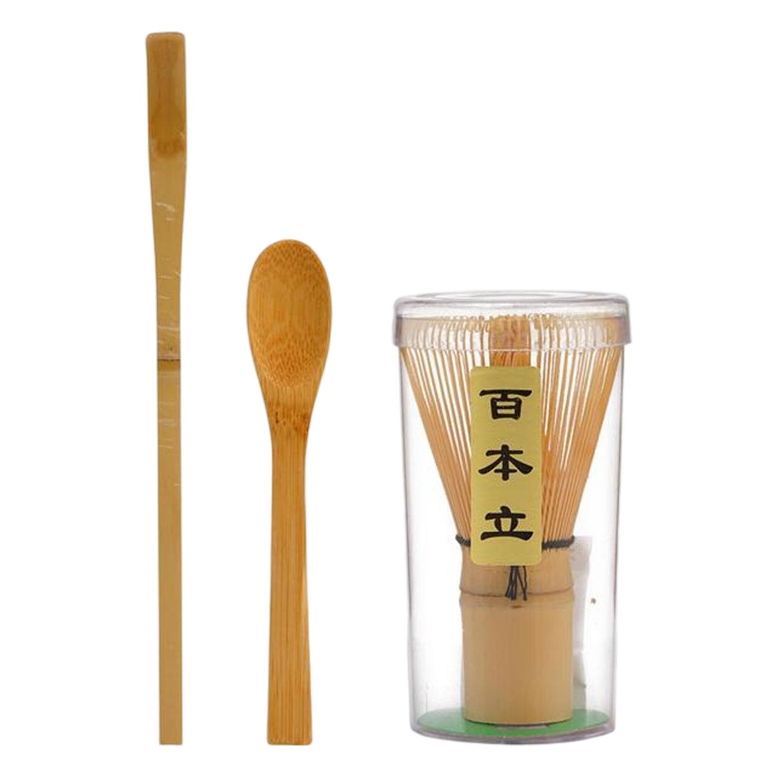 竹抹茶泡立て器セット ティースプーン 伝統的なスプーン 多目 - Matcha Whisk Set のレビューと価格