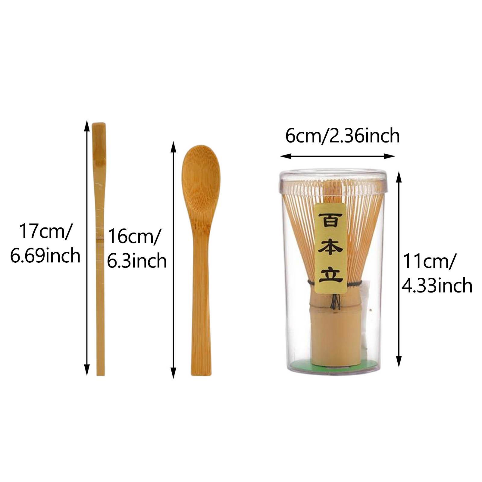 竹抹茶泡立て器セット ティースプーン 伝統的なスプーン 多目 - Matcha Whisk Set のレビューと価格