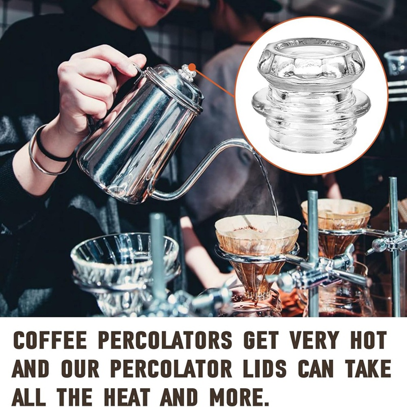 コーヒーパーコレーターガラストップ交換用ガラスパーコレーター - Coffee & Tea Difabis のレビューと価格