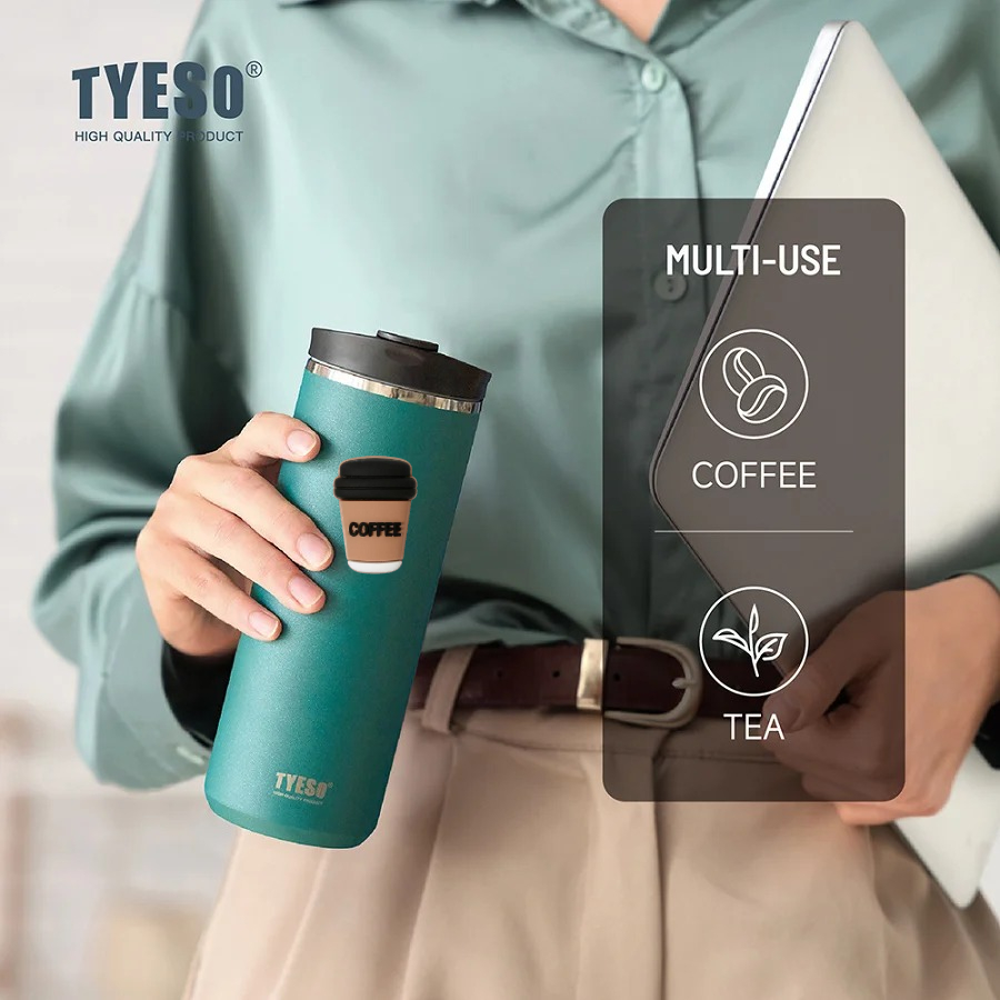Tyeso 750ml フレンチプレス真空断熱マグカップ ス - Coffee Tea Press のレビューと価格