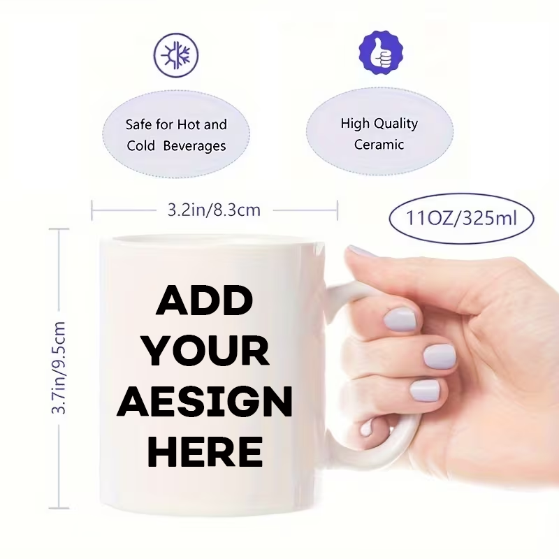 11オンスのパーソナライズマグカップ、カスタム名・画像・テキ - Coffee Tea Day のレビューと価格