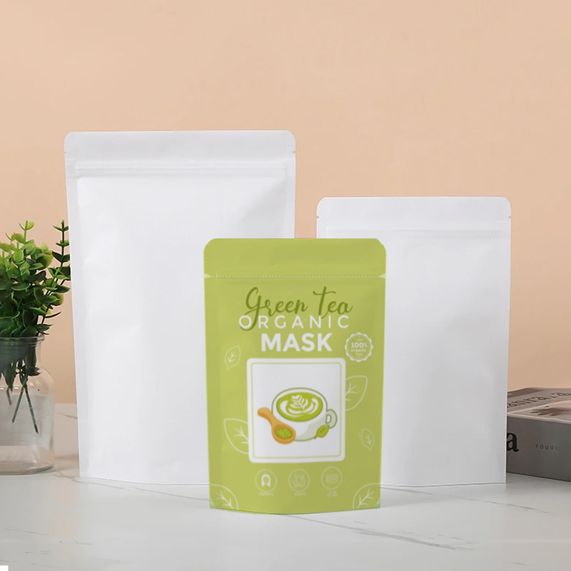 カスタマイズ可能な白クラフト紙ジップロック包装袋 DIY コ - Coffee Tea Day のレビューと価格
